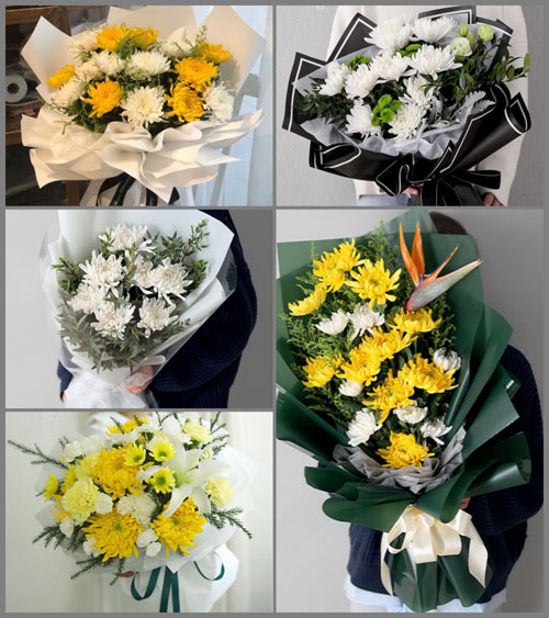 贵州六盘水六枝特区梭嘎苗族彝族乡白事花束代送